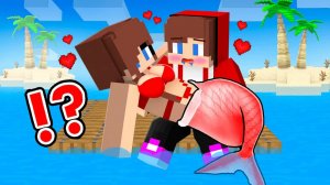 Зеничи влюбился в русалку Майнкрафт анимация