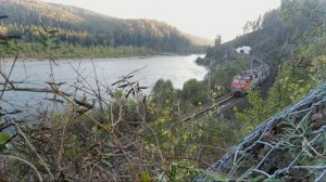 Стрим на ЖД-перегоне "Кизир - Кошурниково" | Железная дорога в Сибири