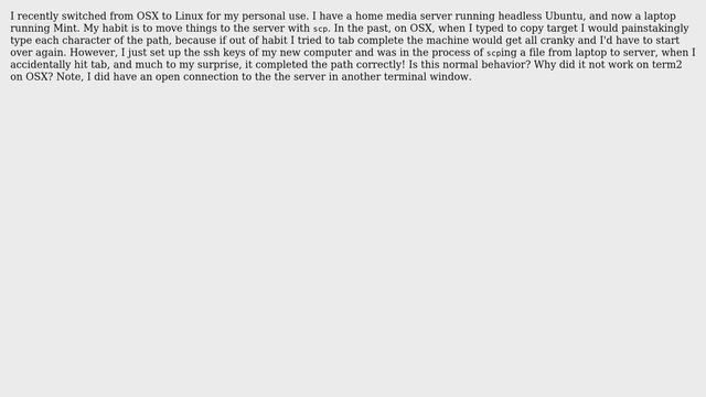 Unix & Linux: scp aware of target machine path? смотреть онлайн