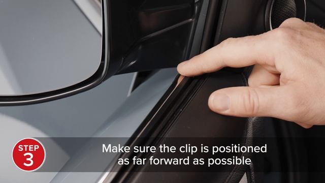 Front WeatherTech Side Window Deflector Installation with Window Sill Clips смотреть онлайн