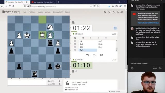 Standard Chess Online #5 Part 2 - Road to Improvement Lichess.org смотреть онлайн