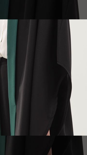 Комплект выпускника Оксфорд  - темно-зеленая полоса