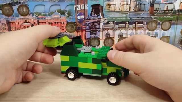 Обзор самоделки из ЛЕГО - Грузовик радиоэлектронной борьбы смотреть онлайн