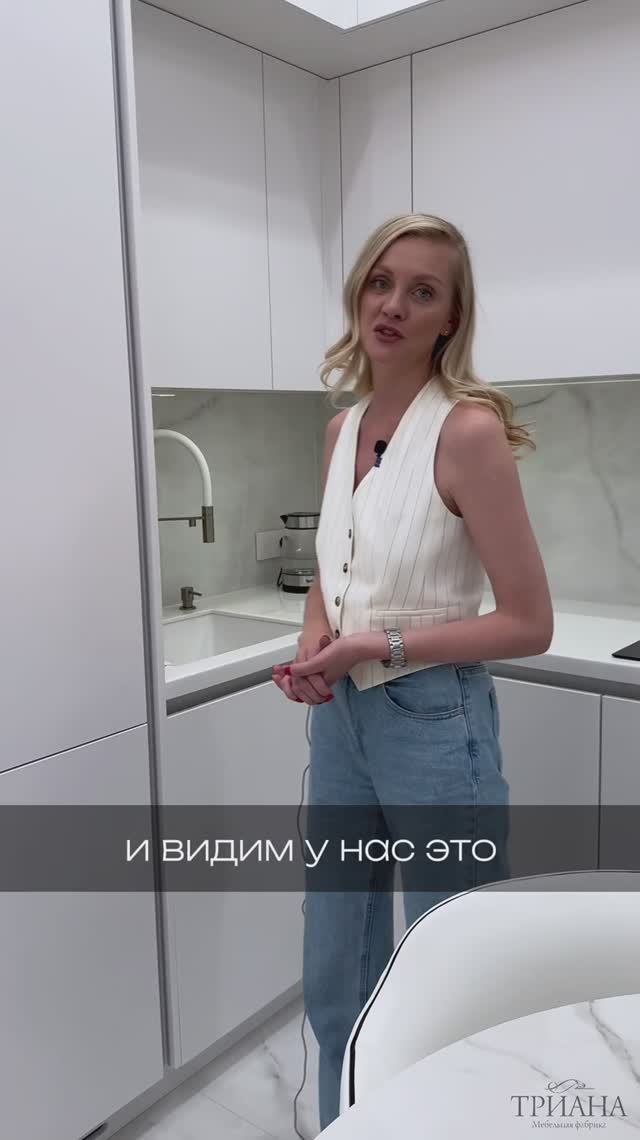 Кухня с фасадами из эмали