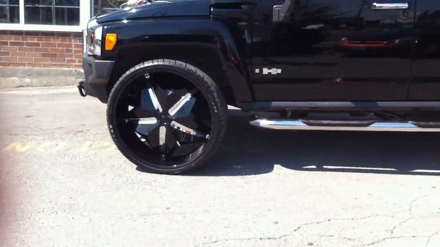 HUMMER H3 28" RIMS - DONE BY FACTORY TIRE & RUBBER 416-744-1414 смотреть онлайн