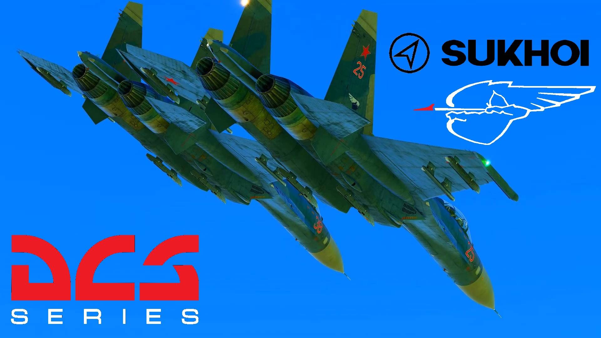 DCSWorld. Полёт на Су27. Flight On Su 27.