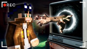 ОНО ВЫЛЕЗАЕТ С ТЕЛЕВИЗОРА. ЗВОНОК [ДЕНЬ 3] - СТРАШИЛКА В МАЙНКРАФТ