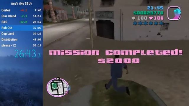 GTA:VC - Any% No SSU - 51:58 смотреть онлайн