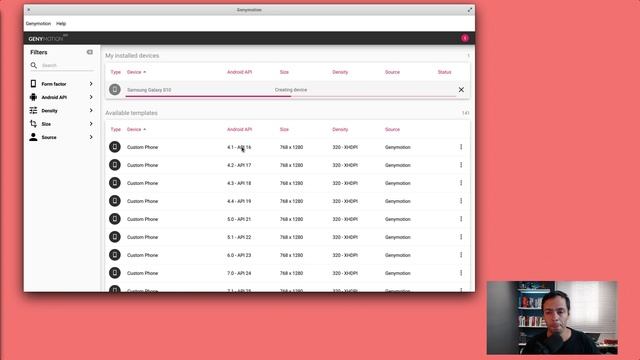 React Native - SmartMoney - 0299 - Outros tipos Emuladores Android (Genymotion) смотреть онлайн