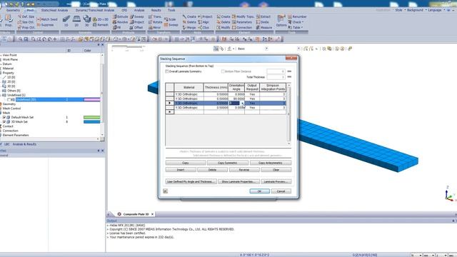 3D composite definition and analysis - midas NFX2013 смотреть онлайн