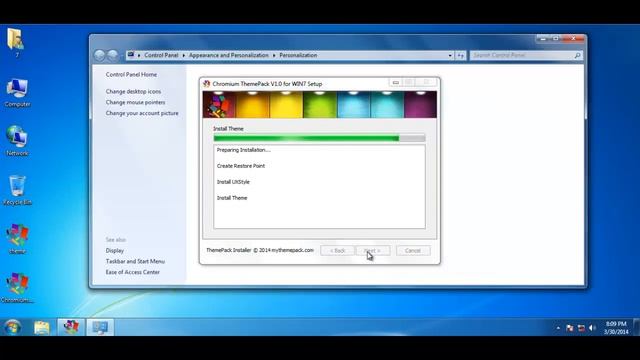 Chromium ThemePack V1.0 for WIN7 смотреть онлайн