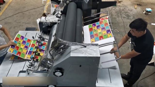 Кашировальное оборудование для картона KFMJ1150D смотреть онлайн