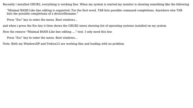 GRUB2 Boot Configuration смотреть онлайн