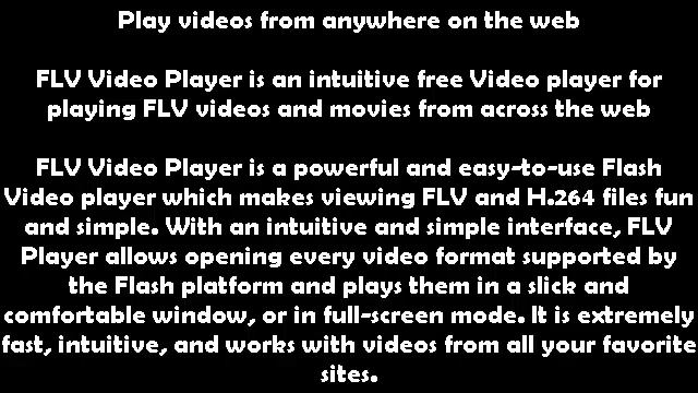 DOWNLOAD FREE FLV PLAYER смотреть онлайн