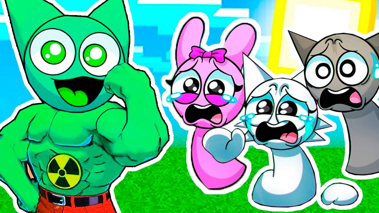 ВСЕ СПРУНКИ В ШОКЕ от КАЧКА ТОКСИКА СПРУНКА В МАЙНКРАФТ смотреть онлайн