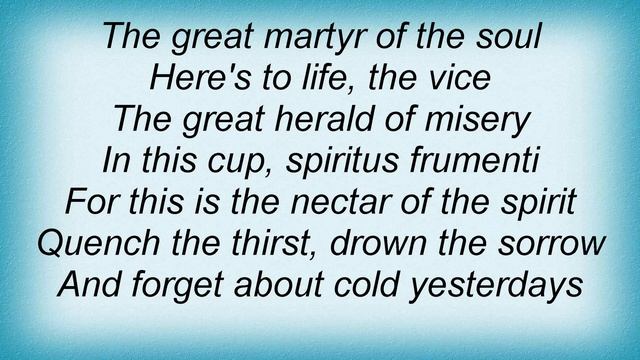 Agalloch - A Desolation Song Lyrics смотреть онлайн