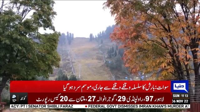 Latest Update Of Weather | Rain In Swat | Dunya News смотреть онлайн