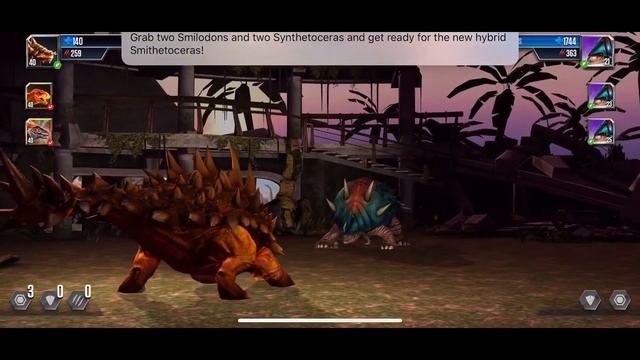 Jurassic World The Game | ep 309 | Level 40 Smithetoceras ! смотреть онлайн