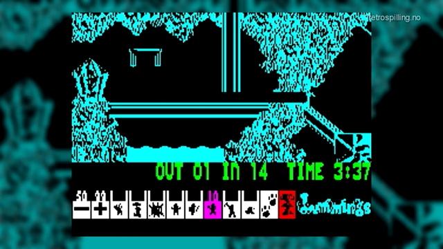 Gameplay: Lemmings (ZX Spectrum, 1991)