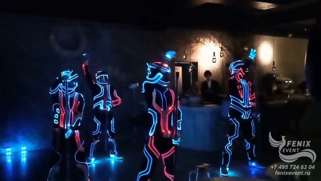 Заказать световое акробатическое шоу на праздник и корпоратив в Москве - лучшее световое шоу смотреть онлайн