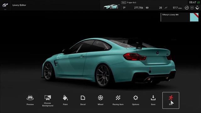 GT SPORT - BMW M4 GR4 - 360 Livery Editor смотреть онлайн