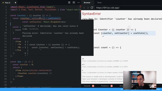 React Native - SmartMoney - 0503 - Controlando os estados da aplicação com States смотреть онлайн