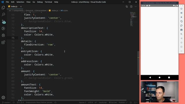 React Native - SmartMoney - 0708 - Estilizando a página Main - EntryList - Parte 3 смотреть онлайн