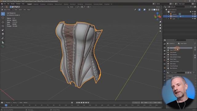 From MD to DAZ Studio via Blender and Substance Painter (Daniel's Corset) - 3D Shenanigans смотреть онлайн