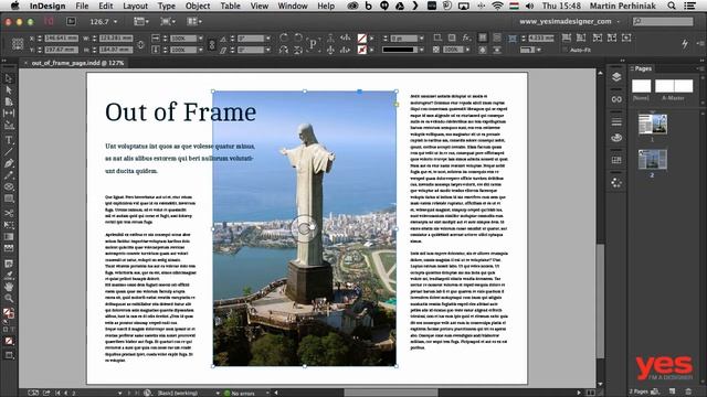 Out of frame effect in InDesign - Design Tip of the Week #13 смотреть онлайн