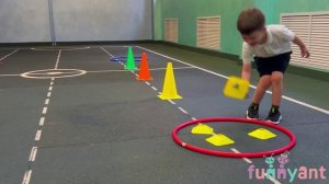 Эстафета - средняя группа Funny Ant Malahovka