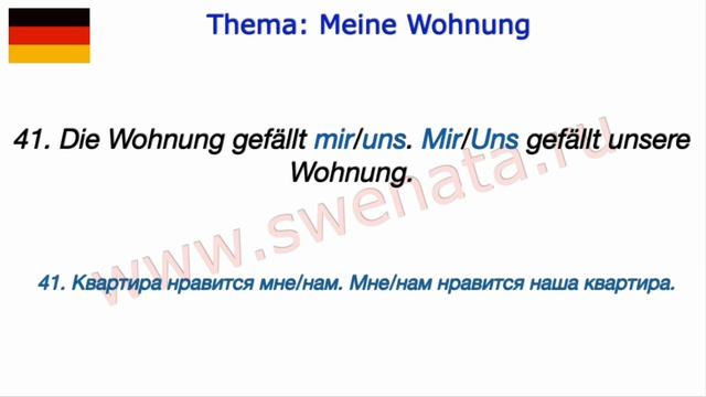 Thema: Wohnung /#deutsch Sprechen A1 /A2 смотреть онлайн