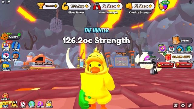 I Opened 5,000 Lucky Blocks and Set NEW WORLD RECORD For Wins in Arm Wrestling Simulator! смотреть онлайн