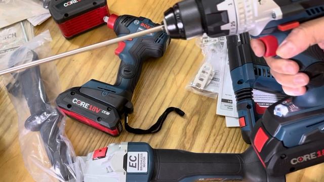 Máy khoan bê tông Bosch GSB18V-26 sx Đức | mài bosch GWS18V-45C sx Đức | khoan Bosch 755, bosch 180 смотреть онлайн