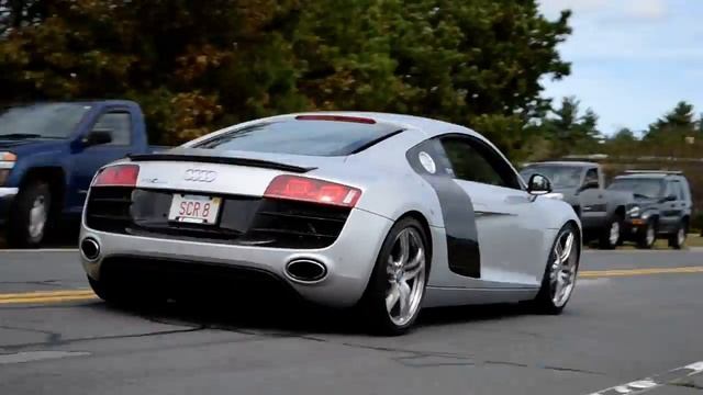 Supercharged Audi R8 Quick Acceleration On Street HD
