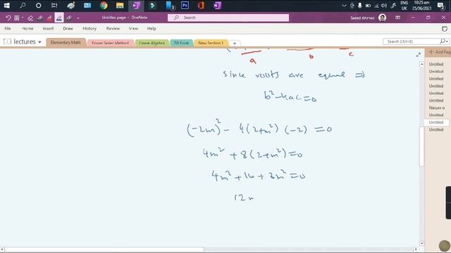 Elementary Math 1 for BS Botany Lecture 11,Quadratic Equations Exercise 8.5 смотреть онлайн