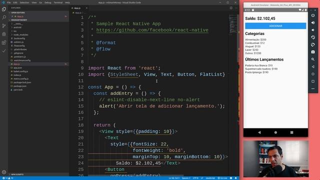 React Native - SmartMoney - 0302 - Erros básicos no React Native смотреть онлайн