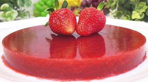 🍓 Клубничная ПРОСЛОЙКА для торта на агар-агаре — НИЧЕГО не растекается и ЗАСТЫВАЕТ моментально! 🎯