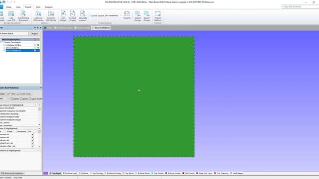 Learn SOLIDWORKS PCB - Starting a New Project смотреть онлайн