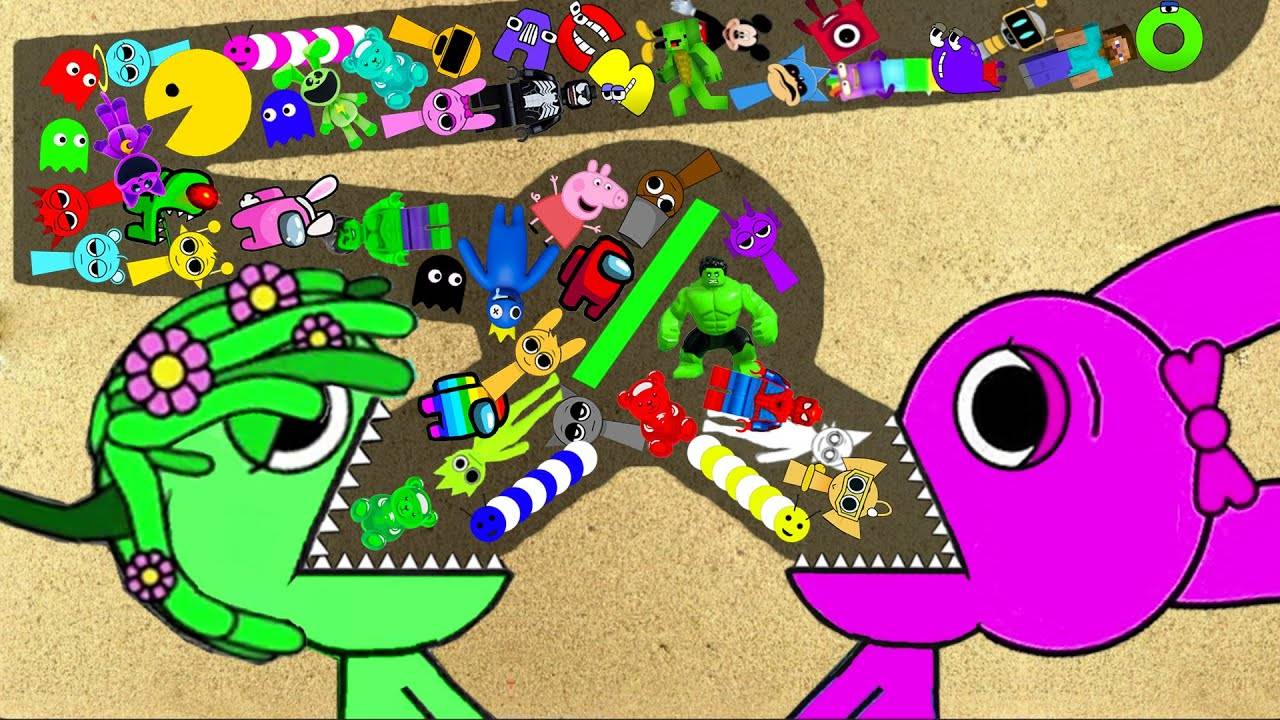 Винерия и Пинки едят спрунки, стикмен, марио, амонг ас, марио смотреть онлайн