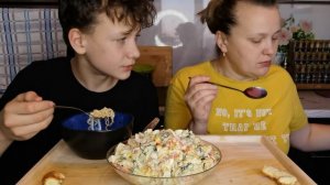 Мукбанг Салат вкуснейший