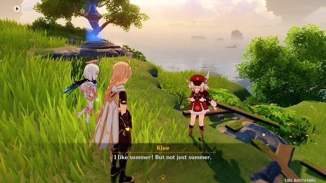 About your summer clothes - Klee - Midsummer Island Adventure [Genshin Impact] смотреть онлайн