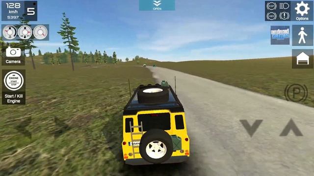 Real Countryside Off-Road 4x4 #3 - White Jeep SUV Drive - Android Gameplay смотреть онлайн