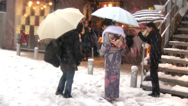 Coming of Age Day Japan 2013 - Snow in Harajuku & Shibuya смотреть онлайн