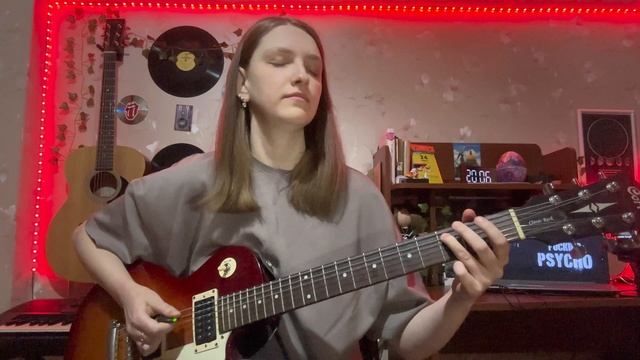 Muse - Psycho на гитаре смотреть онлайн