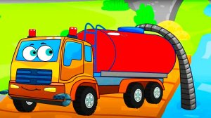Мультики про Машинки  Мусоровоз и машина погрузчик - Обучающие и развивающие мультики для детей