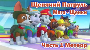 Щенячий патруль Мега - Щенки спасают Бухту приключений - Часть 1 Метеор