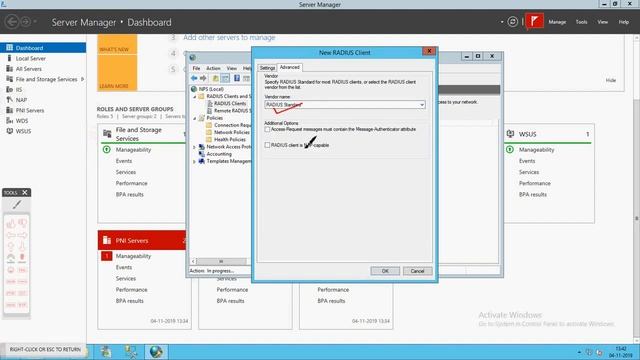 Configure Radius Server 2012 r2 step by step Tutorial смотреть онлайн