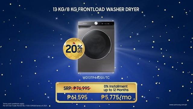 Samsung Merrier Christmas Deals: Biggest Samsung Digital Appliance Sale DVC Q4 2021 15s (PH) смотреть онлайн