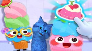 ВЕЧЕРИНКА ПРОДУКТОВ С КОТЕНКОМ АЛЬБО ЧАСТЬ 2  🐱 ДЕТСКАЯ РАЗВИВАЮЩАЯ ИГРА #88