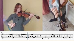 Король и Шут - Воспоминания о былой любви. Скрипка + ноты (с наложенной фонограммой)